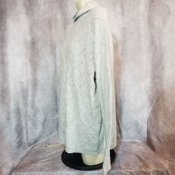 SWEATER SALE 3/$30 Caslon Grey Diamond Print Sweater Size XXL - Picture 3 of 6